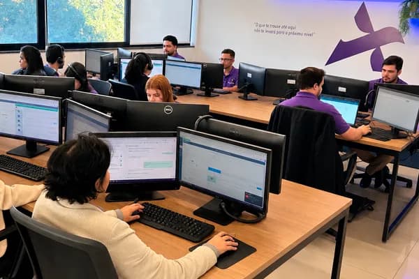 Equipe do Centro de Operações Compartilhadas da Avantar