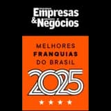 Selo PEGN Melhores Franquias do Brasil 2025
